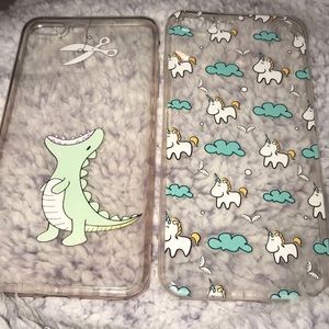 Two iPhone 7 Plus or 8 plus cases